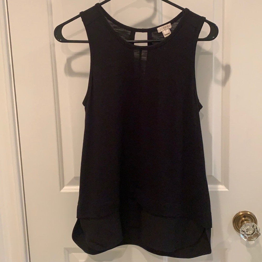 J Crew sleeveless tank/blouse new with tags